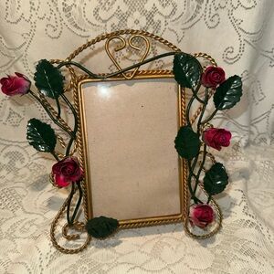 Pretty as a picture 5x7 metal frame painted